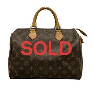 LOUIS VUITTON Speedy 30 Monogram - Handbag Monogram Canvas 810-061225
